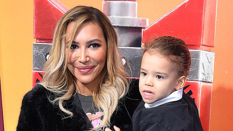 Naya Rivera und ihr Sohn Josey bei einer Filmpremiere im Februar 2019.
