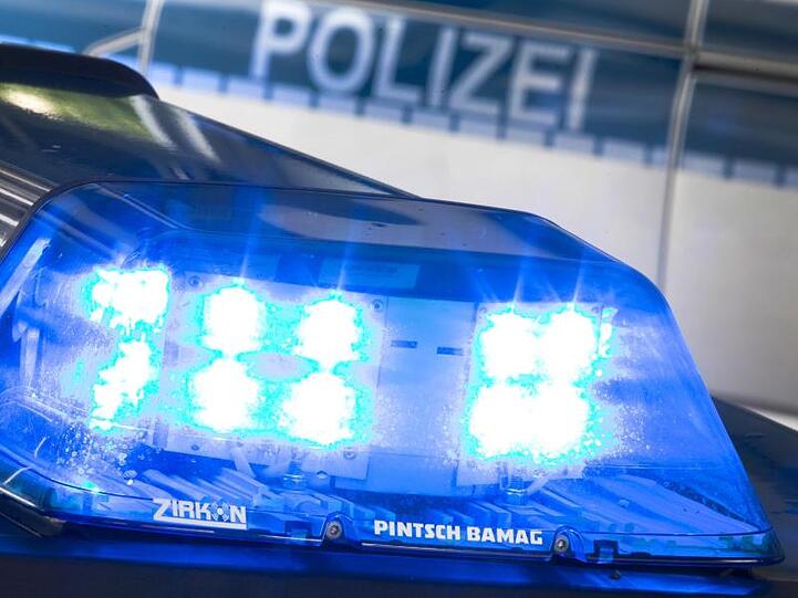 Ein Blaulicht leuchtet auf dem Dach eines Polizeiwagens. Foto: Friso Gentsch/Archivbild