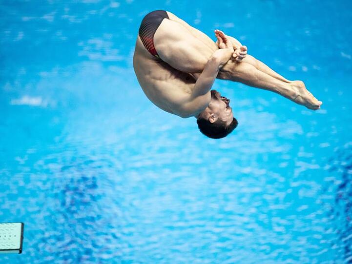 Löste mit Rang neune das Olympia-Ticket: Wasserspringer Patrick Hausding.