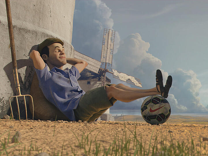 Spaniens Superstar Andrés Iniesta hat eine gute Zeit - zumindest in der extralangen Version von Nikes aktuellem Werbespot