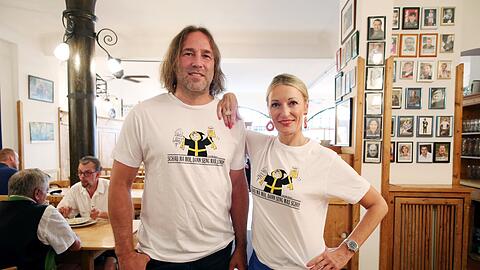 Monika Gruber und Roland Hefter.