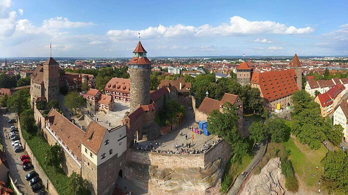 Die Kaiserburg gilt als Wahrzeichen Nürnbergs.