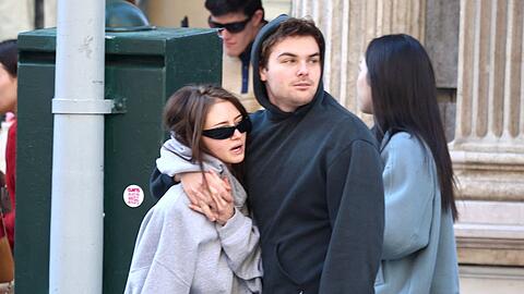 Leni Klum mit Partner Aris Rachevsky.