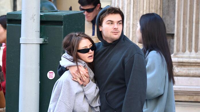 Leni Klum mit Partner Aris Rachevsky. Leni Klum mit Partner Aris Rachevsky.