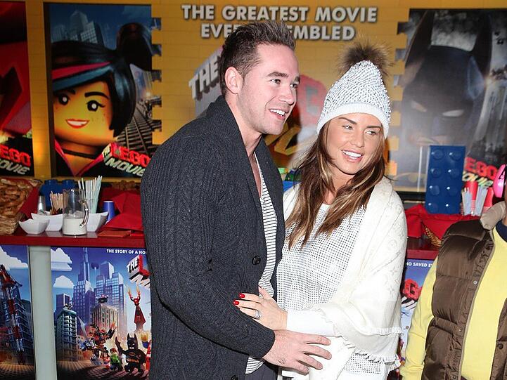Da schien die Welt noch in Ordnung: Kieran Hayler und Katie Price im Februar