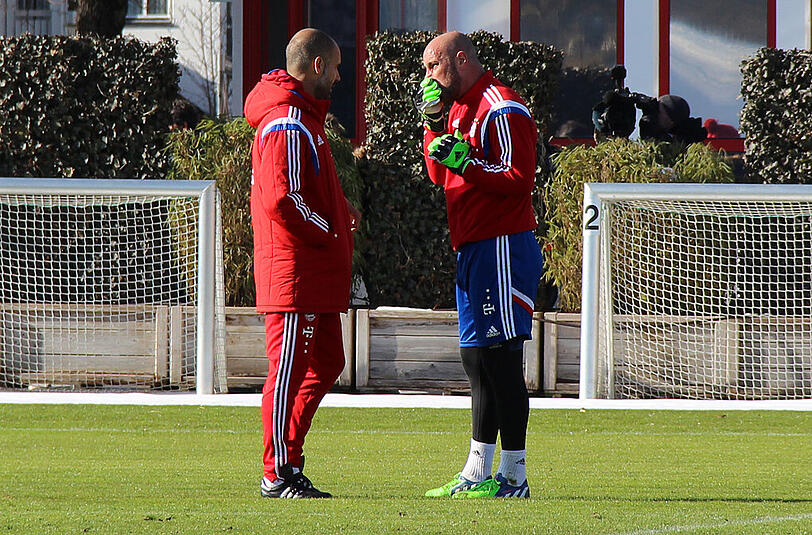 Der FC Bayern beim Samstagstraining nach der 1:4-Klatsche in Wolfsburg.