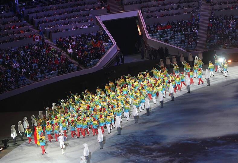 Weitere Bilder von der Eröffnungsfeier der Olympischen Spiele in Sotschi!