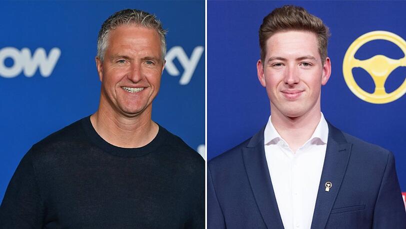 Ralf Schumacher (li.) freut sich darüber, dass Sohn David ihn früh zum Opa macht. Ralf Schumacher (li.) freut sich darüber, dass Sohn David ihn früh zum Opa macht.