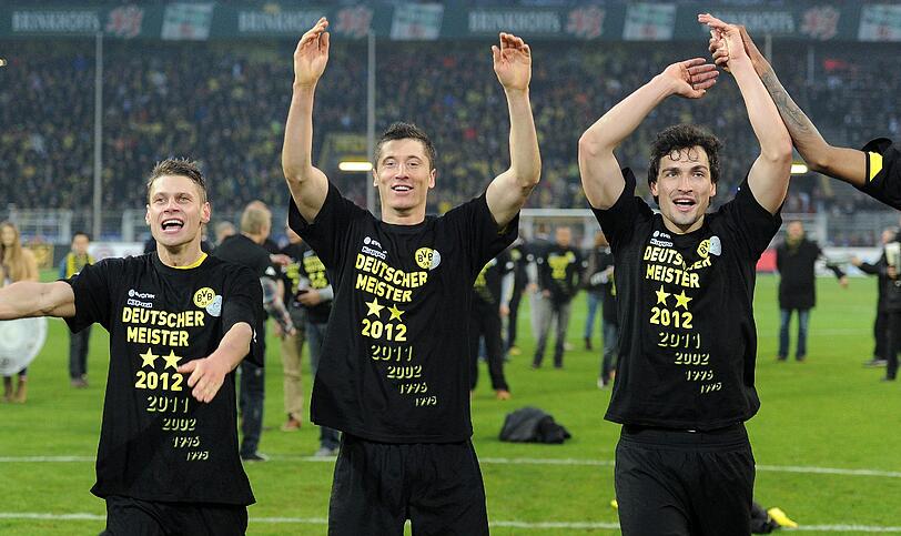 Die ganz große Party: Dortmund feiert die Meisterschaft. Die Bilder