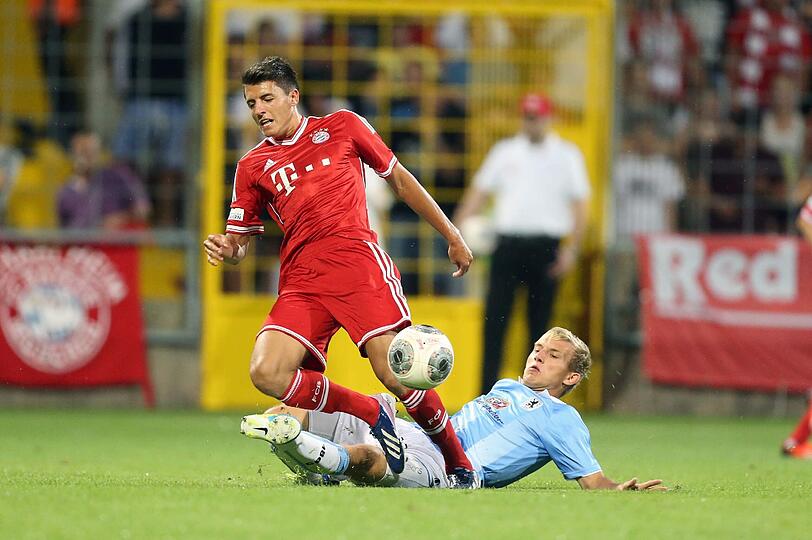 Die Bilder vom turbulenten Amateur-Derby im Grünwalder-Stadion