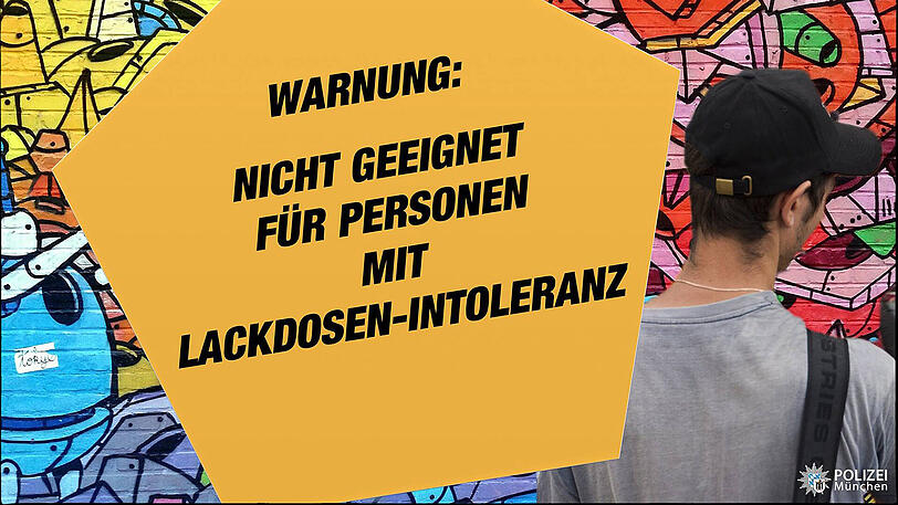 Mehr oder weniger lustiges Wortspiel der Münchner Polizei am Montag.
