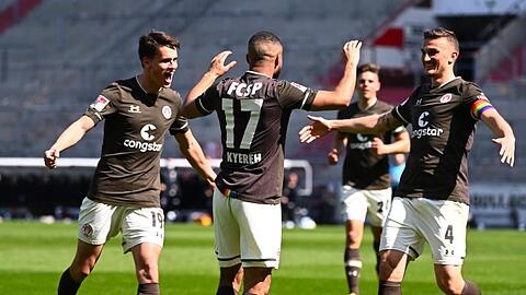Der FC St. Pauli feierte einen souveränen Heimsieg.