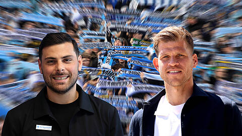 Zwei kickende Idole: Kevin Volland und Florian Niederlechner kehren zu ihrem Herzensklub nach Giesing zurück - und haben damit beim TSV 1860 einen Hype ausgelöst.