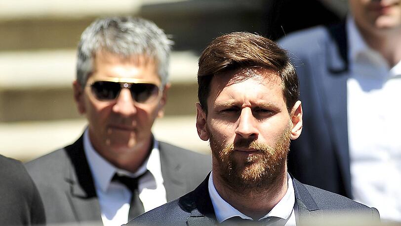 Lionel Messi mit seinem Vater Jorge im Jahr 2016. (Archivbild) Lionel Messi mit seinem Vater Jorge im Jahr 2016. (Archivbild)