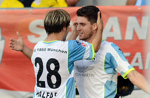 Daniel Halfar (l.) und Moritz Stoppelkamp. Zwei wichtige Faktoren beim Sieg in Ingolstadt.