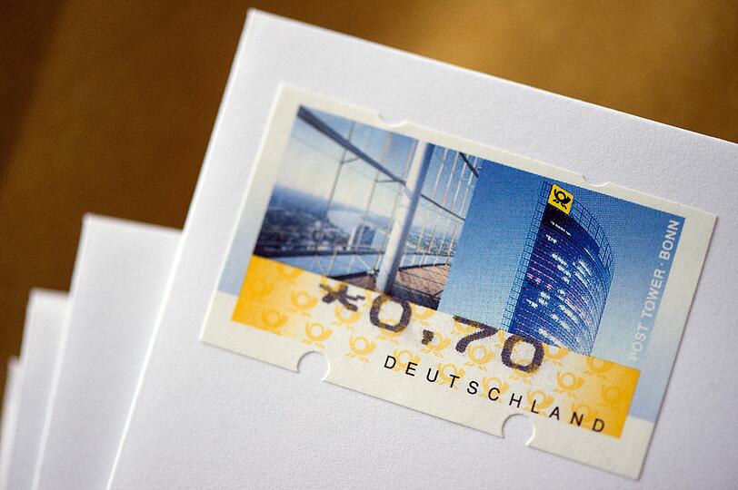 Der Standardbrief kostet ab Januar 70 Cent