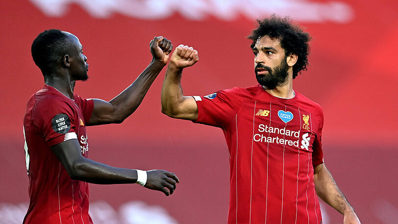 Gehören zu den gefährlichsten Offensivspielern der Welt: Sadio Mané (l.) und Mohamed Salah