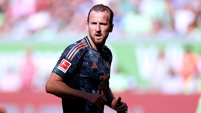 Harry Kane hat sich auch für seine zweite Saison beim FC Bayern hohe Ziele gesteckt.
