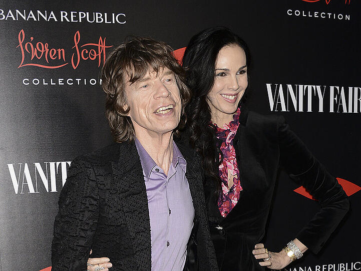 Mick Jagger und seine verstorbene Freundin L'Wren Scott