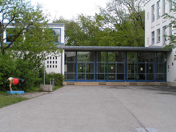 Die Balthasar-Neumann-Realschule im Münchner Norden.