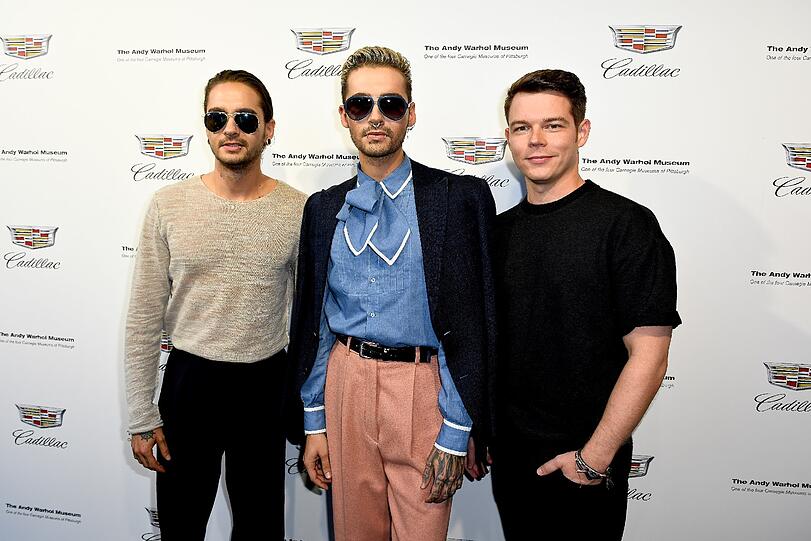 Tom und Bill Kaulitz mit "Tokio Hotel"-Kumpel Georg Listing