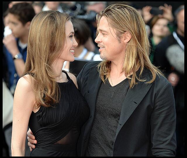 Stark und strahlend: Angelina Jolie und Brad Pitt.