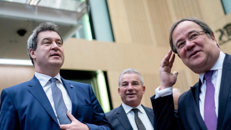 Markus Söder (links) und Armin Laschet (rechts) hoffen auf harmonischere GroKo-Zeiten.