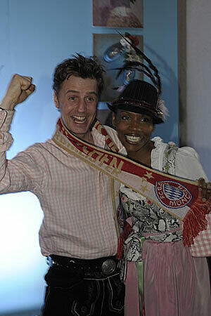 Florian Simbeck mit Freundin Stefanie