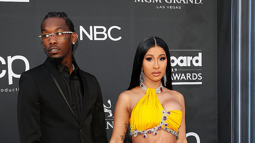 Offset und Cardi B bei einem gemeinsamen Auftritt in Las Vegas
