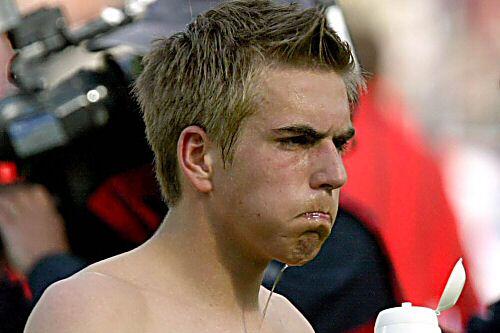 &bdquo;Bin mit meiner Entwicklung zufrieden&ldquo; &ndash; die Beckenbauer&ndash;Kritik lässt Philipp Lahm kalt.