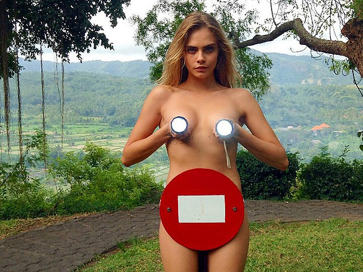 "Du kommst hier nicht rein!" Cara Delevingne auf Bali