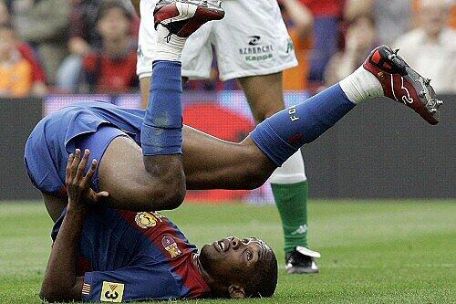 Barcelonas Angreifer Samuel Eto'o