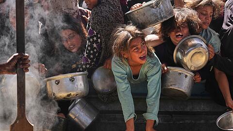 Hilfsorganisationen warnen vor einer Hungersnot in Gaza (Archivbild)