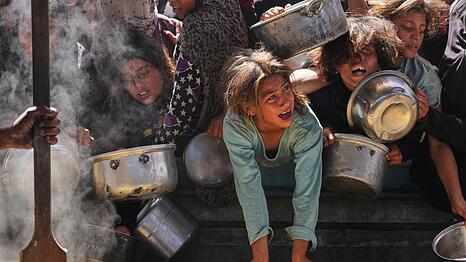 Hilfsorganisationen warnen vor einer Hungersnot in Gaza (Archivbild)