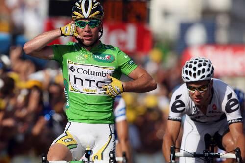 Freut sich über seinen Sieg auf der 3. Tour-Etappe: Mark Cavendish.