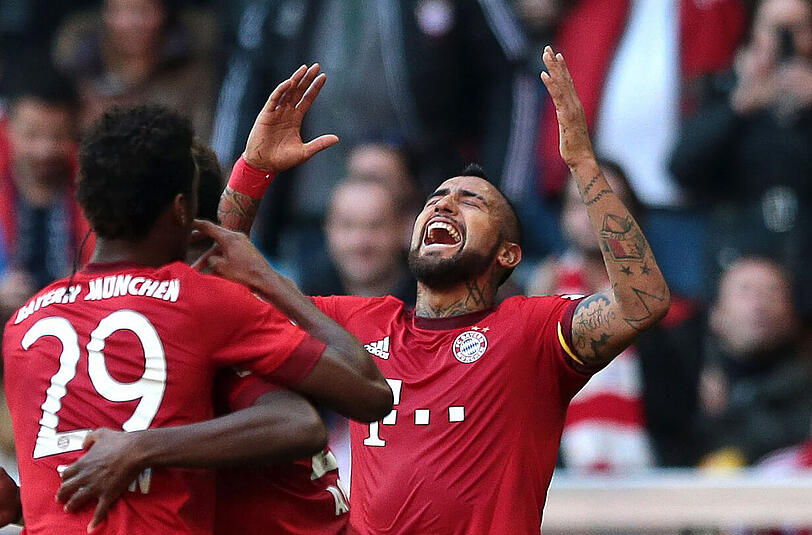Arturo Vidal: Verärgerte seinen Trainer, als er Mitte der ersten Halbzeit einen schlampigen Pass Richtung Lahm spielte. Mit dem 2:0 (40. Minute), seinem zweiten Saisontor, machte er Pep dann wieder glücklich(-er). Kampfstark, aber nicht fehlerfrei. Note: 3.