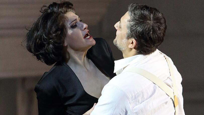 Szenen einer Ehe: Jonas Kaufmann und Anja Harteros in "Otello". Szenen einer Ehe: Jonas Kaufmann und Anja Harteros in "Otello".