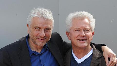 Udo Wachtveitl (links) und Miroslav Nemec ermitteln in München Kommissare Leitmayr und Batic. Das 50-jährige Jubiläum des Münchner "Tatorts" könnte nun aufgrund der Corona-Pandemie in Frage stehen.