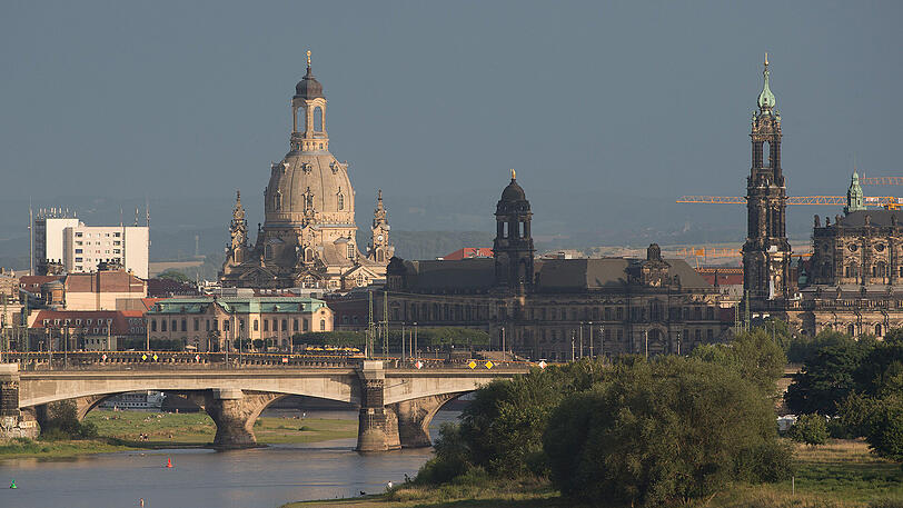 Platz 6: Die Altstadt von Dresden.