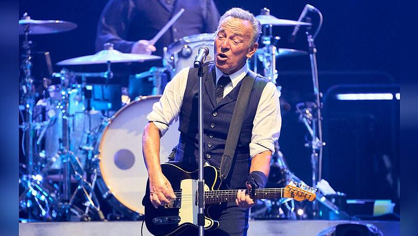 Bruce Springsteen bei einem Auftritt vor wenigen Wochen in Spanien.