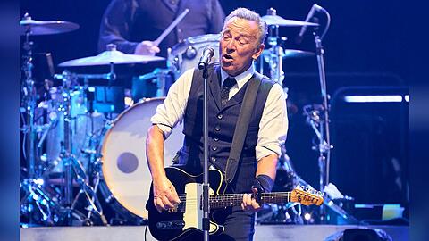 Bruce Springsteen bei einem Auftritt vor wenigen Wochen in Spanien.