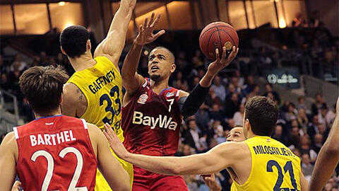 Deutliche Angelegenheit: Bayerns Basketballer beim 80:56 in der Liga gegen Alba Berlin.