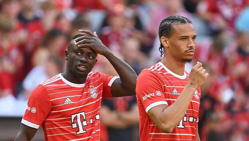 Sadio Mané (l.) und Leroy Sané. Sadio Mané (l.) und Leroy Sané.
