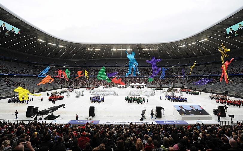Große Olympia-Show in der Allianz Arena: Die besten Bilder des Abends.
