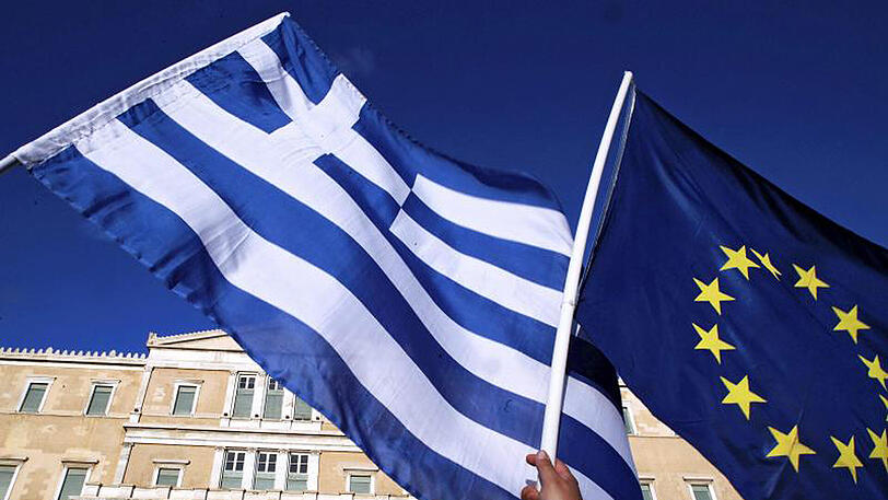 Das griechische Parlament in Athen.