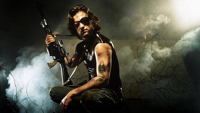 Kurt Russell als Snake Plissken in "Die Klapperschlange". Kurt Russell als Snake Plissken in "Die Klapperschlange".