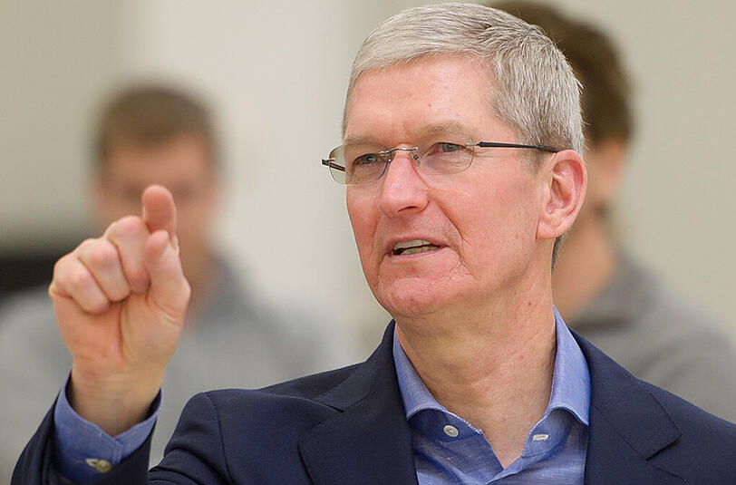 Cook war zum Start die Ausschüttung von einer Million Apple-Aktien über einen Zeitraum von zehn Jahren in Aussicht gestellt worden.