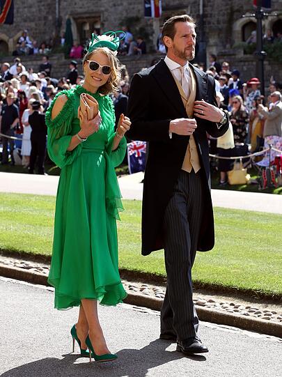 Der britische Ex-Rugby-Spieler Will Greenwood und seine Frau Caroline Greenwood.
