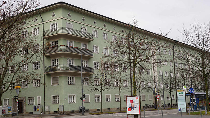 Die Ganghoferstraße: Hier gibt es viel Genossenschaftswohnungen.