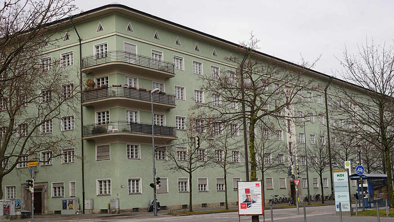 Die Ganghoferstraße: Hier gibt es viel Genossenschaftswohnungen. Die Ganghoferstraße: Hier gibt es viel Genossenschaftswohnungen.